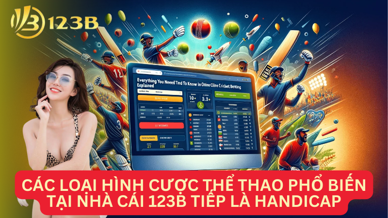 Các loại hình cược thể thao phổ biến tại Nhà cái 123B tiếp là Handicap